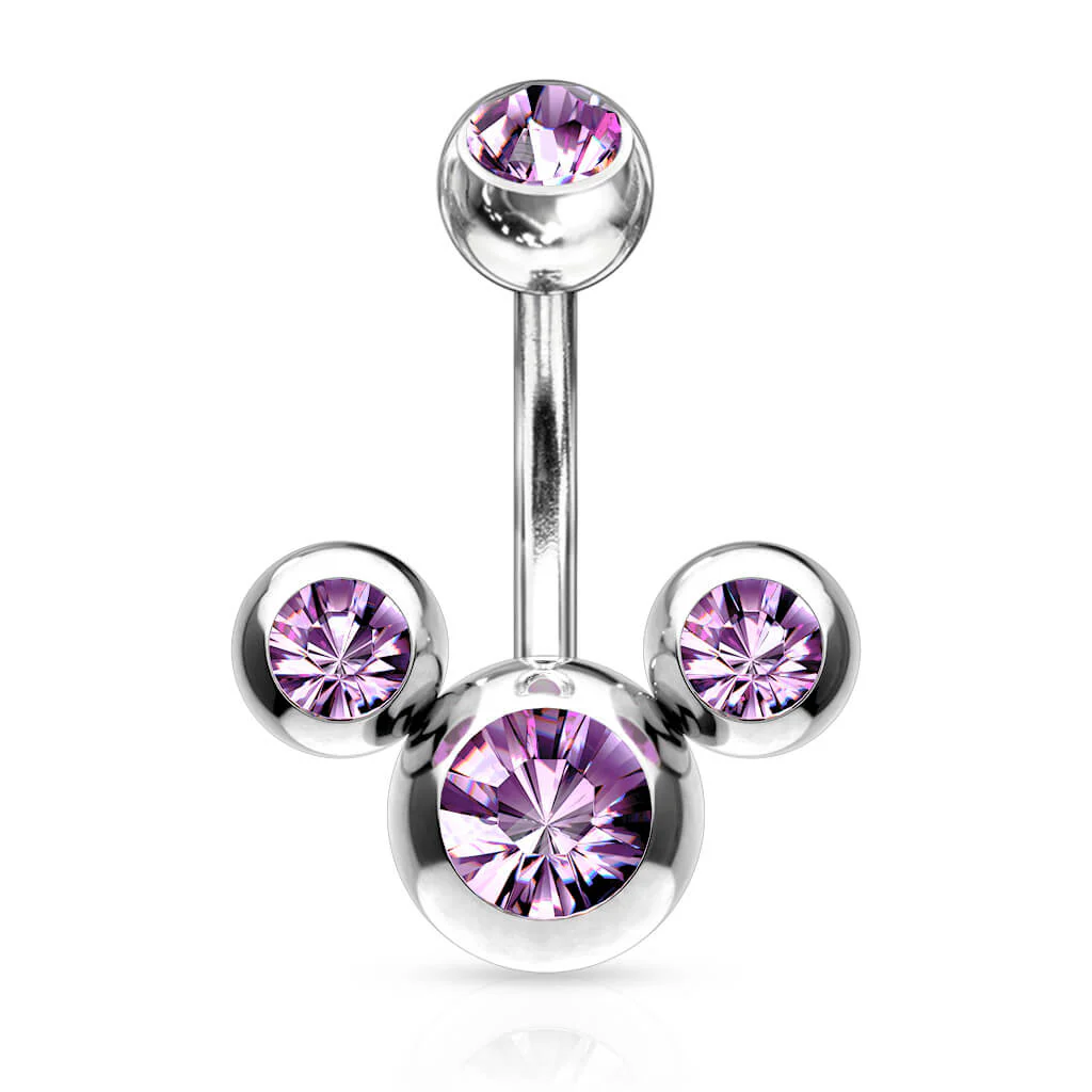 Bauchnabelpiercing 3 Zirkonia - Image 11