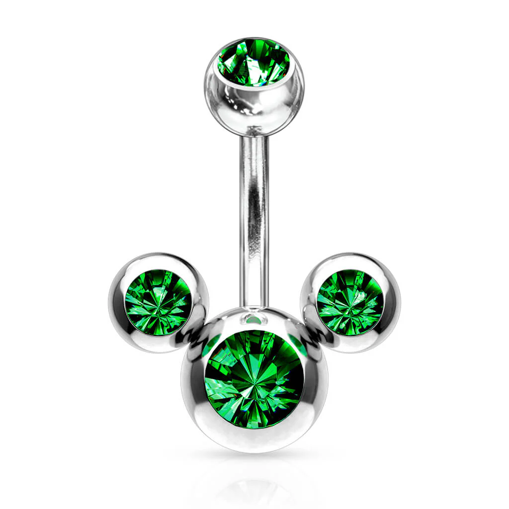 Bauchnabelpiercing 3 Zirkonia - Image 7