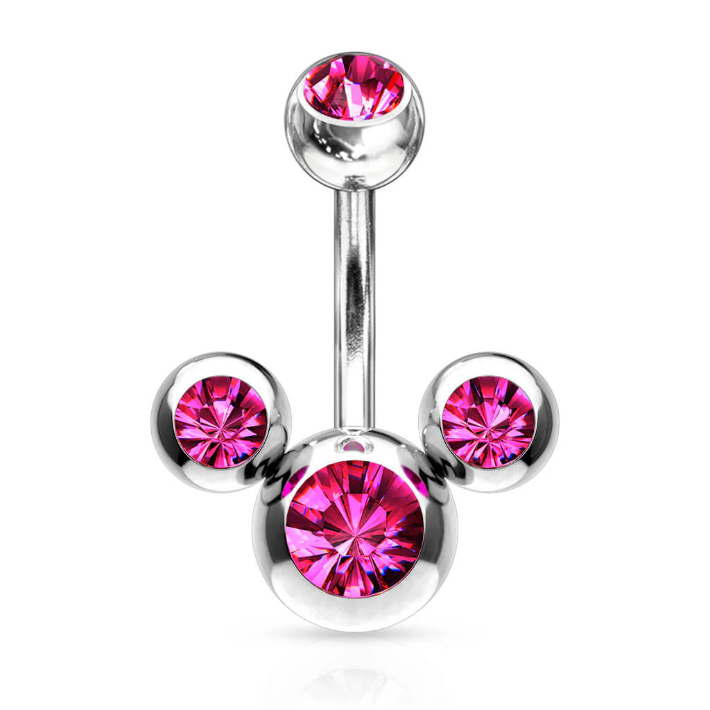 Bauchnabelpiercing 3 Zirkonia - Image 8