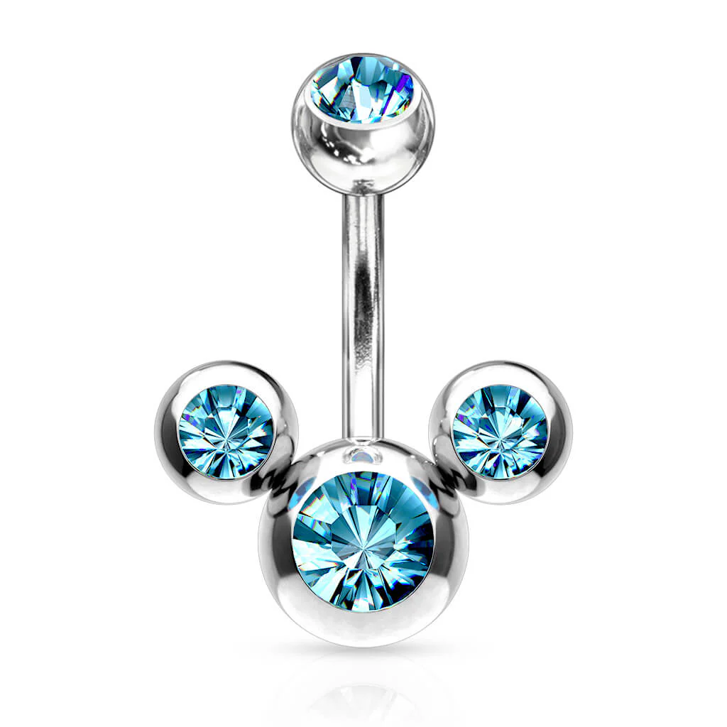 Bauchnabelpiercing 3 Zirkonia - Image 9