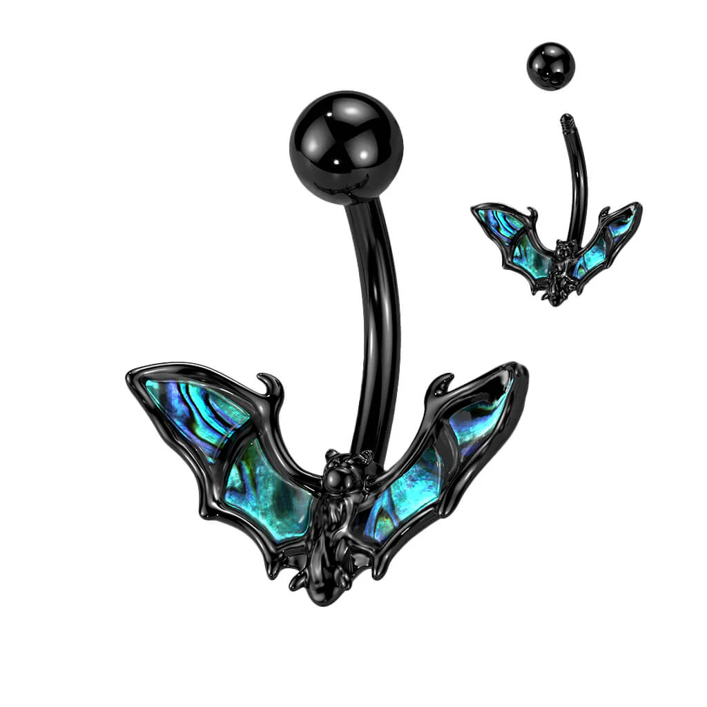 Bauchnabelpiercing Fledermaus - Image 2