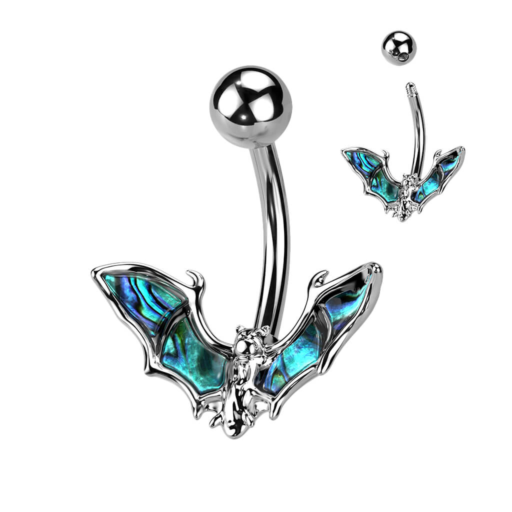Bauchnabelpiercing Fledermaus - Image 4