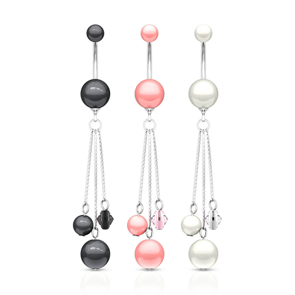 Bauchnabelpiercing Perle beweglich - Image 3