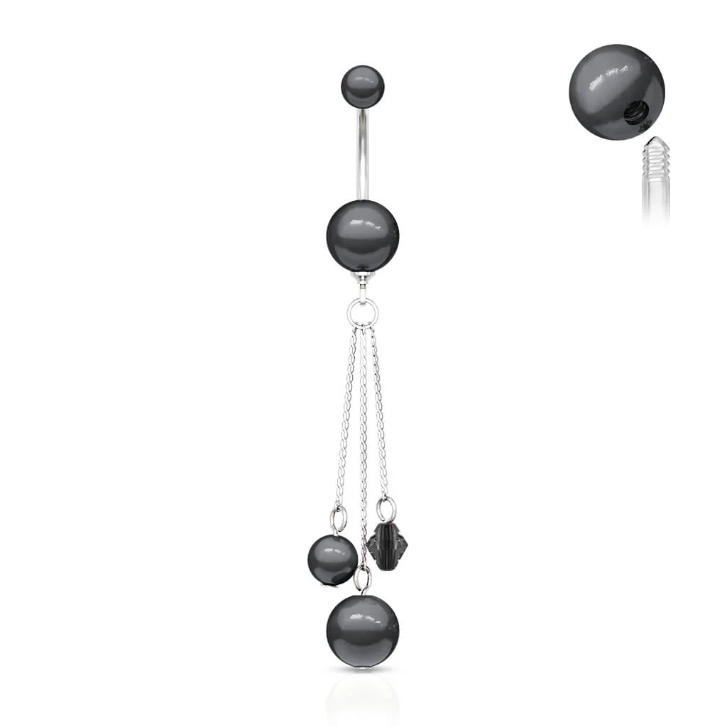 Bauchnabelpiercing Perle beweglich - Image 5