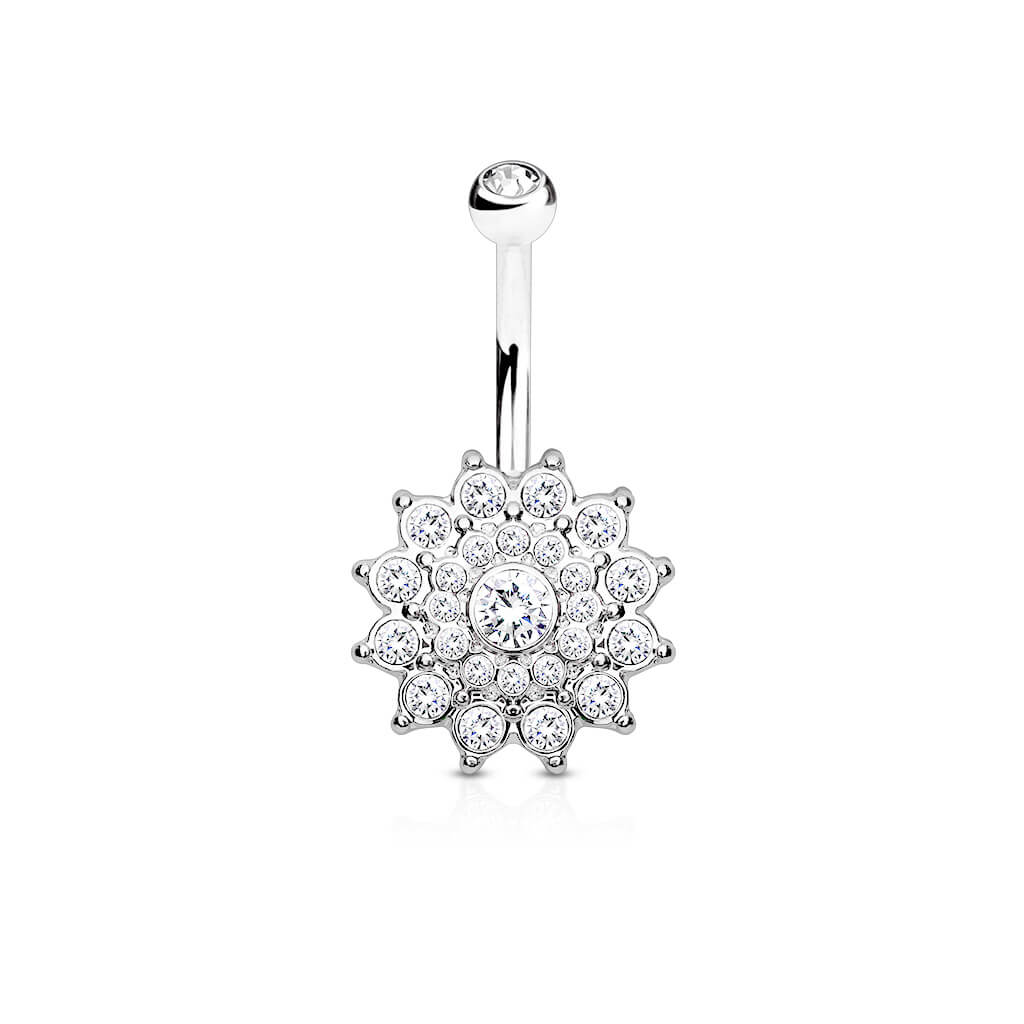 Bauchnabelpiercing Dahlia Zirkonia - Image 2