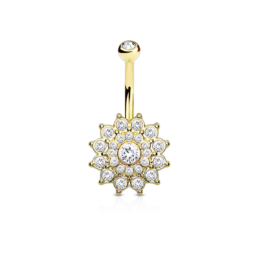 Bauchnabelpiercing Dahlia Zirkonia - Image 3