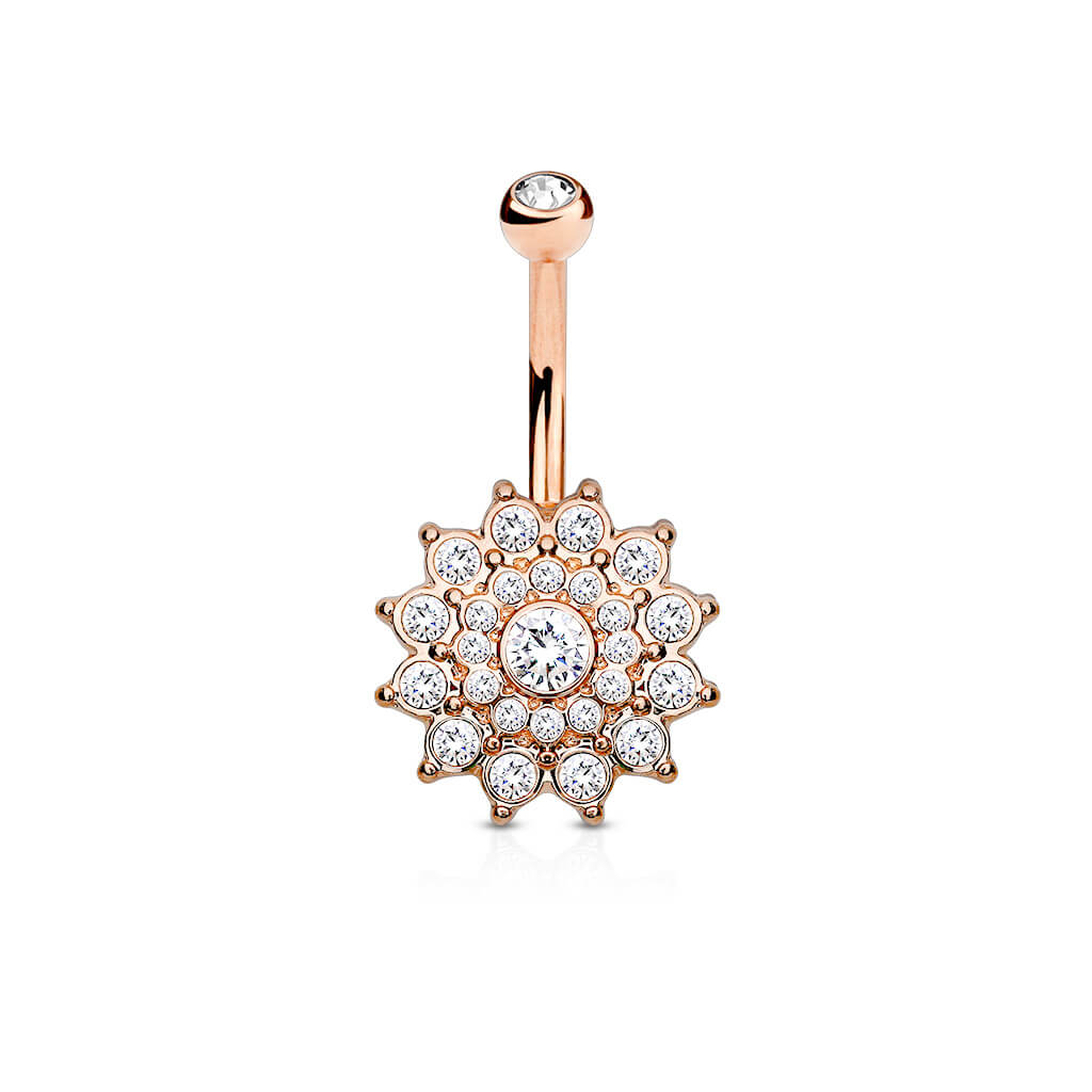 Bauchnabelpiercing Dahlia Zirkonia - Image 4