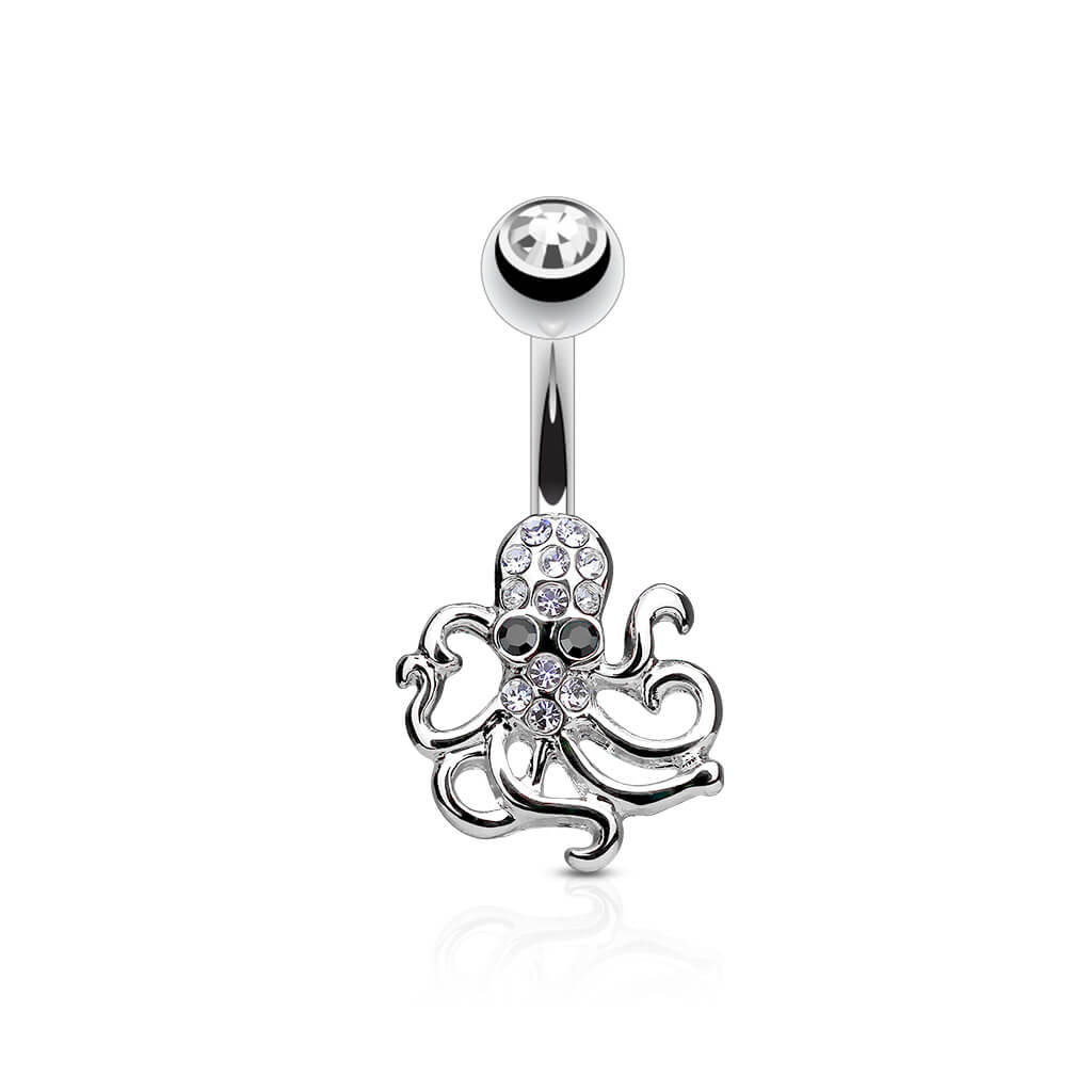 Bauchnabelpiercing Krake Zirkonia - Image 2