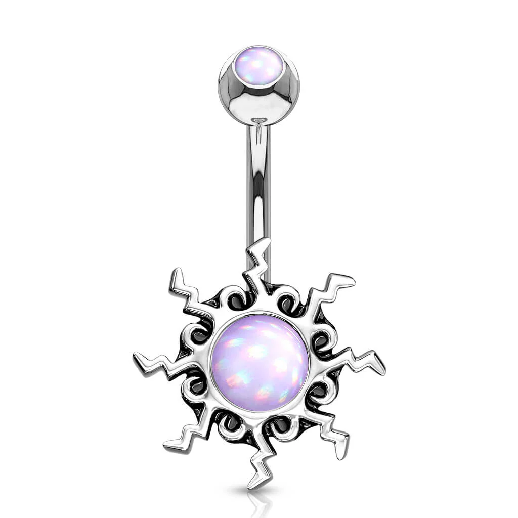 Bauchnabelpiercing Tribal Sonne - Image 2