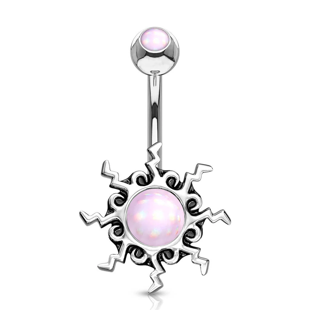 Bauchnabelpiercing Tribal Sonne - Image 6