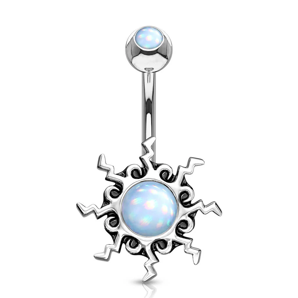 Bauchnabelpiercing Tribal Sonne - Image 9