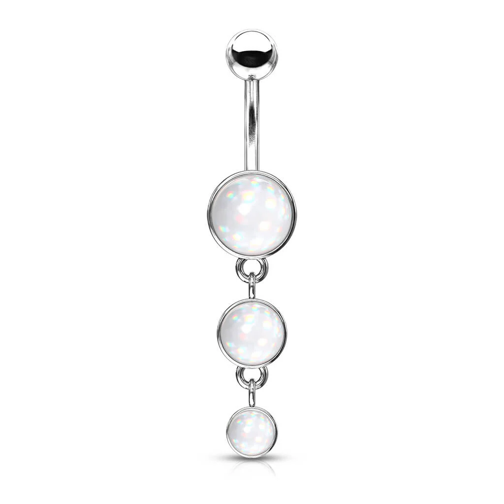 Bauchnabelpiercing Glänzender Synthetik Stein - Image 2