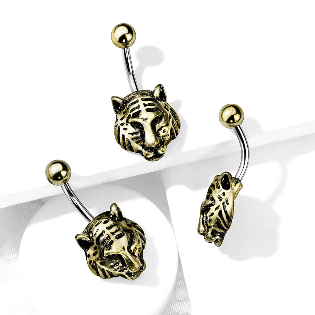 Bauchnabelpiercing Tiger Gold - Image 3