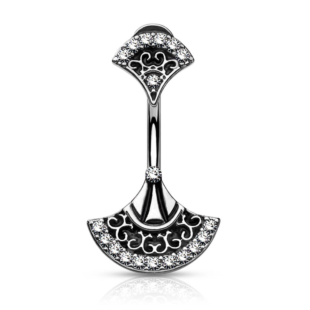Bauchnabelpiercing Fächer Zirkonia - Image 2