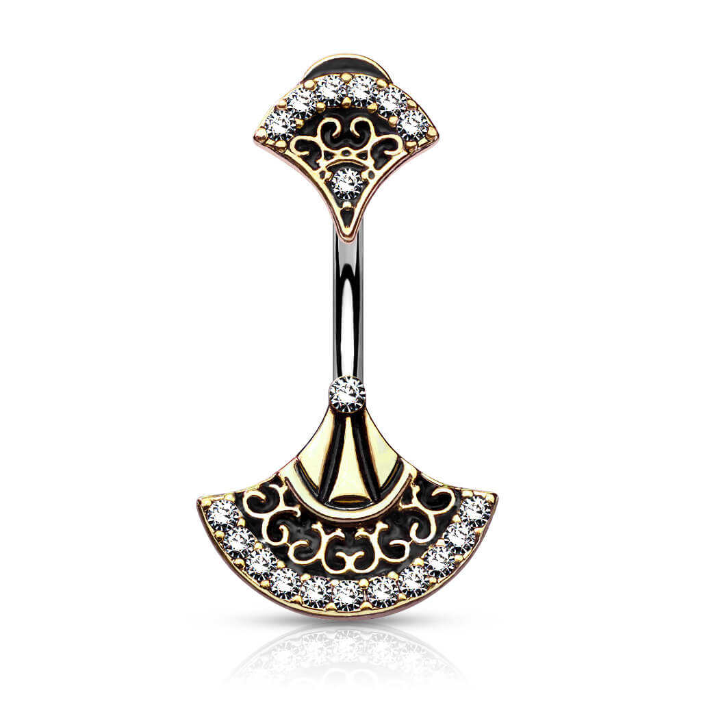 Bauchnabelpiercing Fächer Zirkonia - Image 4