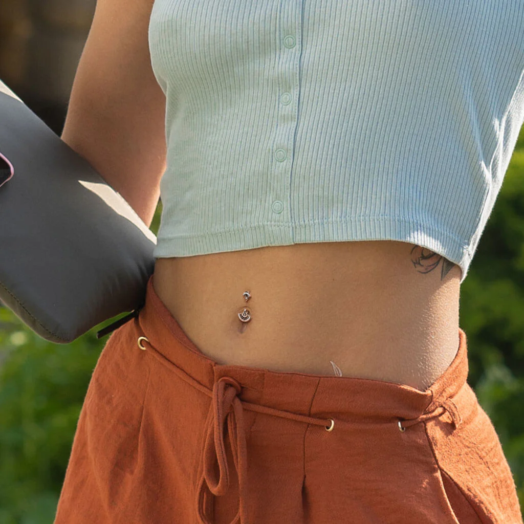 Bauchnabelpiercing Fächer Zirkonia - Image 6