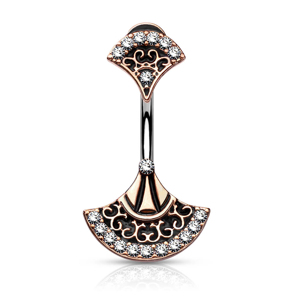 Bauchnabelpiercing Fächer Zirkonia - Image 8