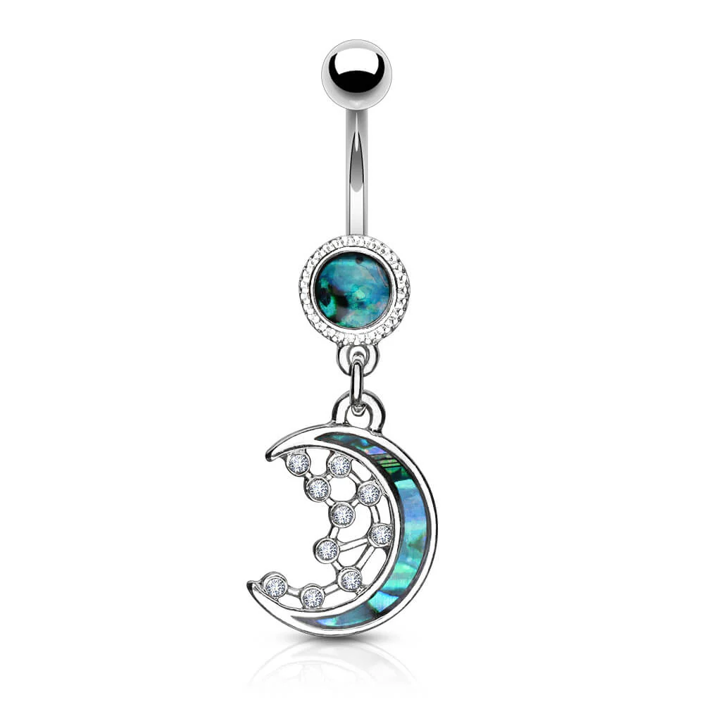 Bauchnabelpiercing Mond beweglich Zirkonia - Image 8