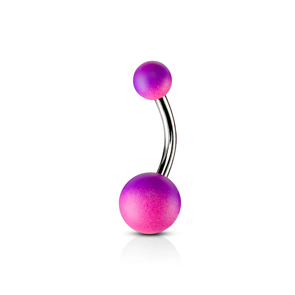 Bauchnabelpiercing Kugel Gummibeschichtung - Image 2