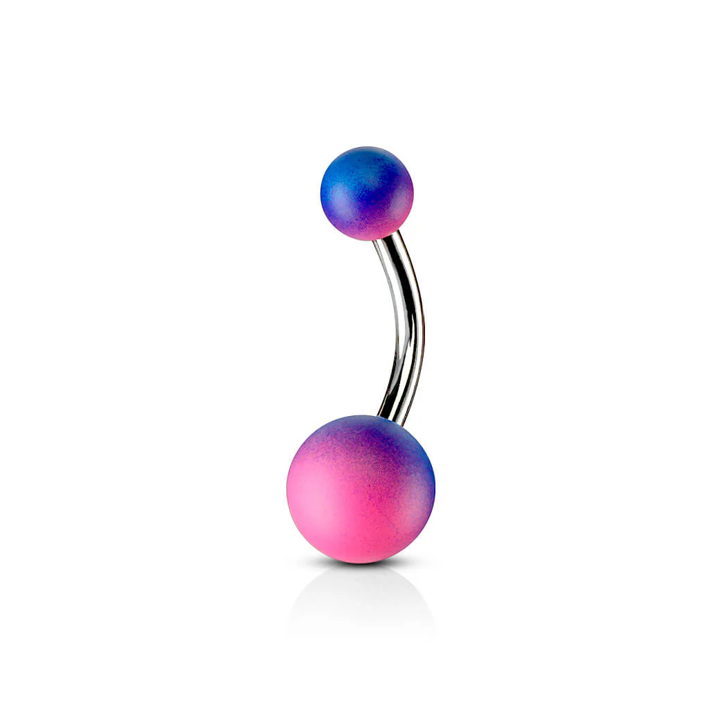 Bauchnabelpiercing Kugel Gummibeschichtung - Image 6