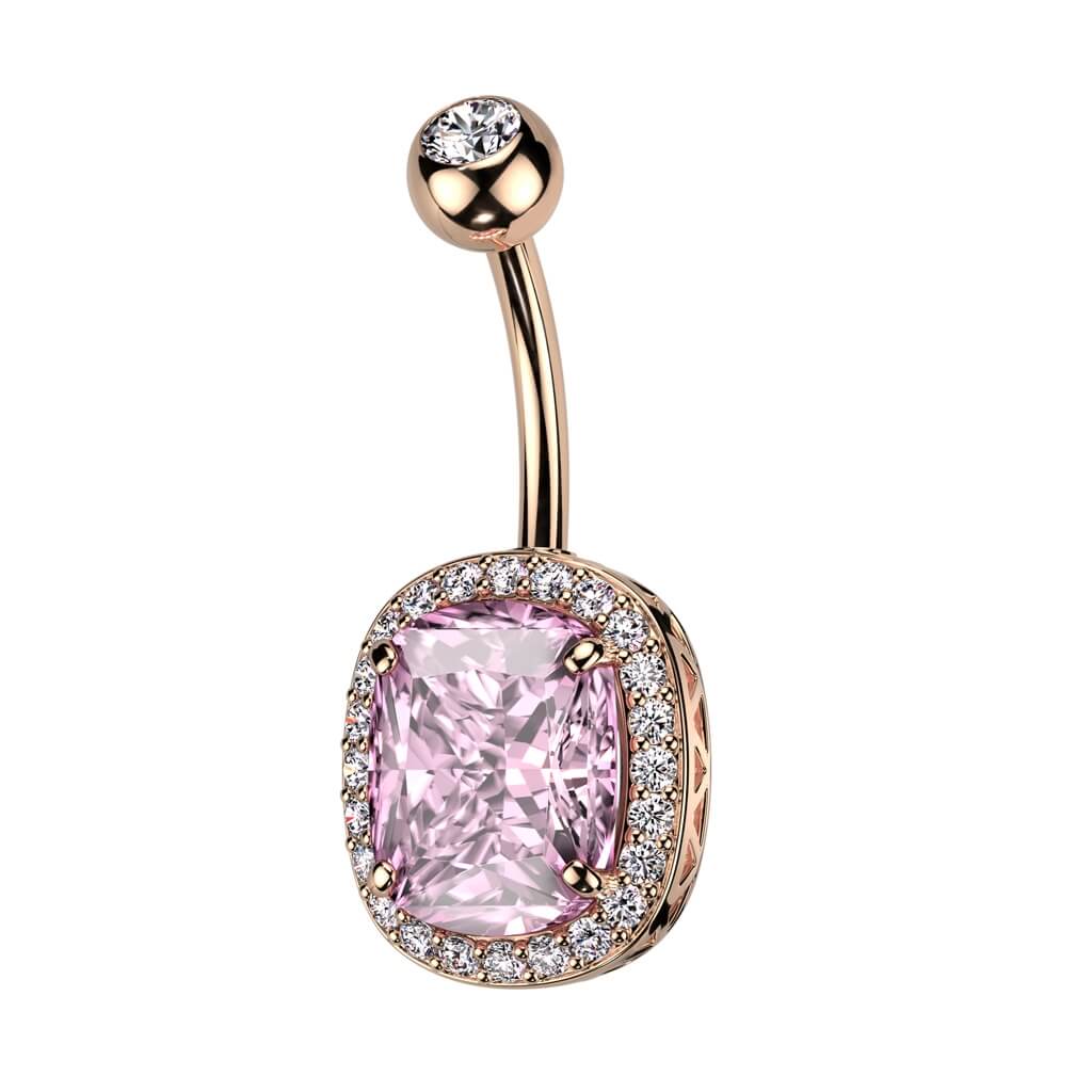 Bauchnabelpiercing Oval Zirkonia - Image 6