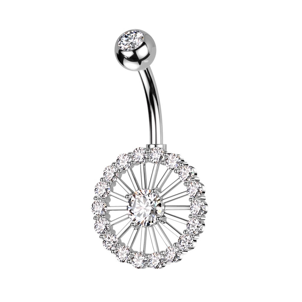 Bauchnabelpiercing Rad Zirkonia - Image 2