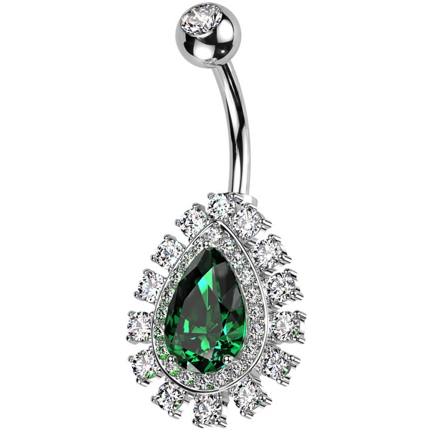 Bauchnabelpiercing Träne Zirkonia - Image 5