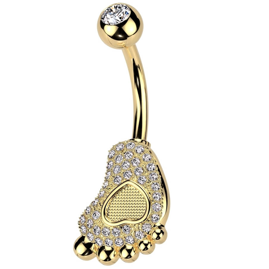 Bauchnabelpiercing Baby Fuss Zirkonia - Image 4