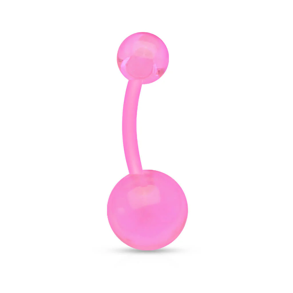 Akryl Bauchnabelpiercing Transparente Acryl Kugel - Image 7