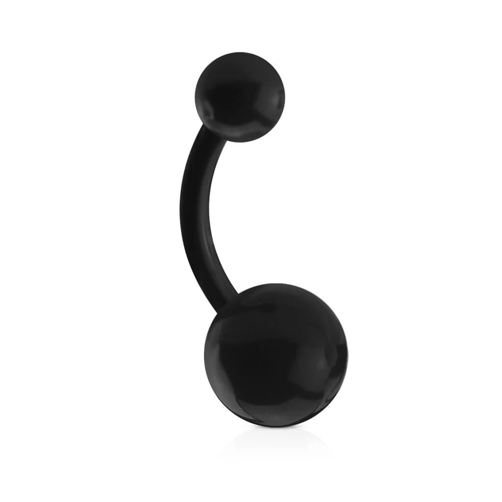 Bauchnabelpiercing Acryl einfarbig Kugel - Image 5
