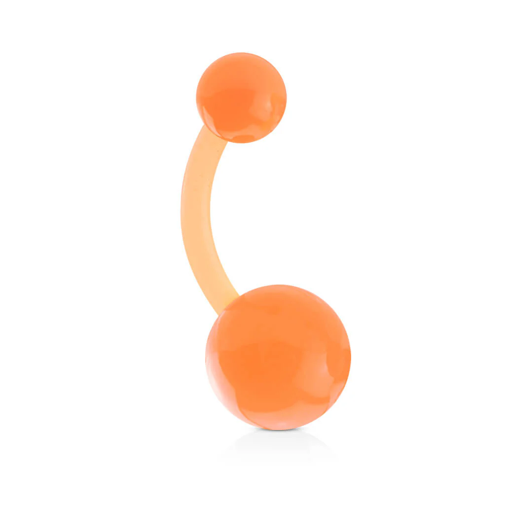 Bauchnabelpiercing Acryl einfarbig Kugel - Image 6