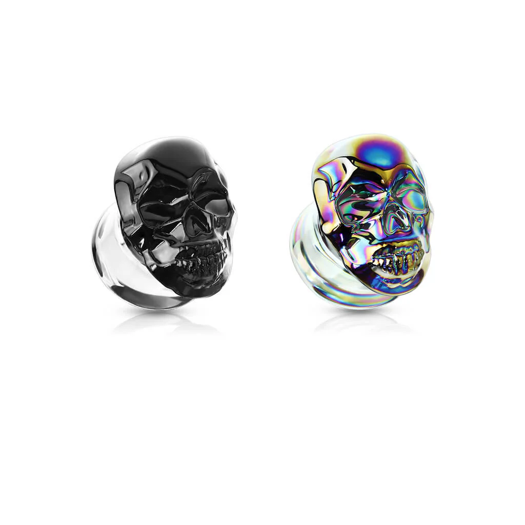 Glas Plug Totenkopf Glas - Image 5