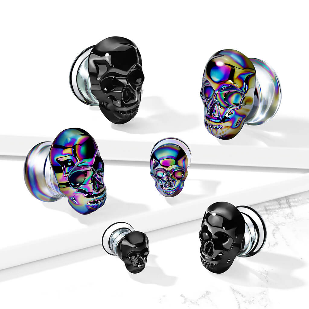 Glas Plug Totenkopf Glas - Image 7