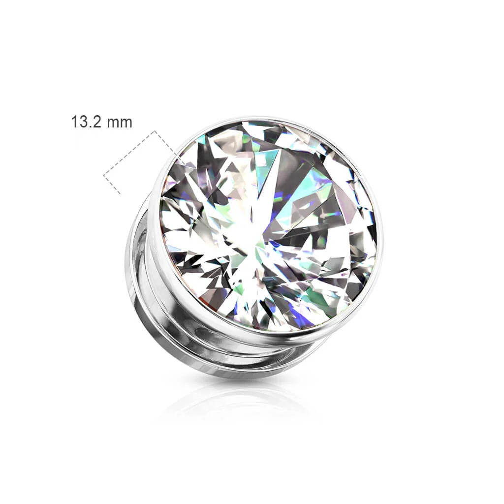 Plug Zirkonia Silber - Image 3