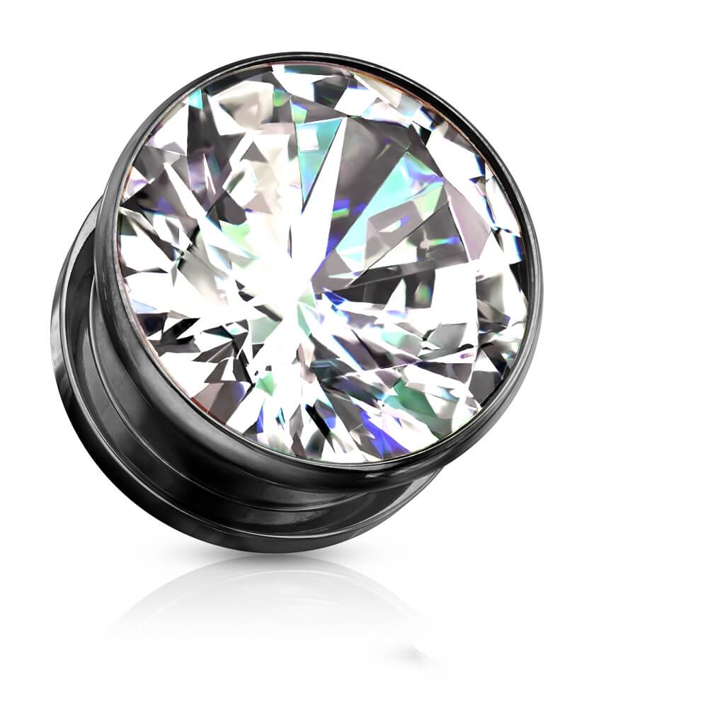 Plug Zirkonia Silber - Image 4
