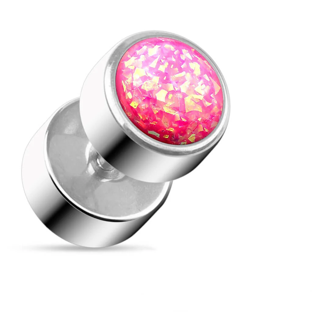 Fake Plug Opal Rund Innengewinde - Image 3