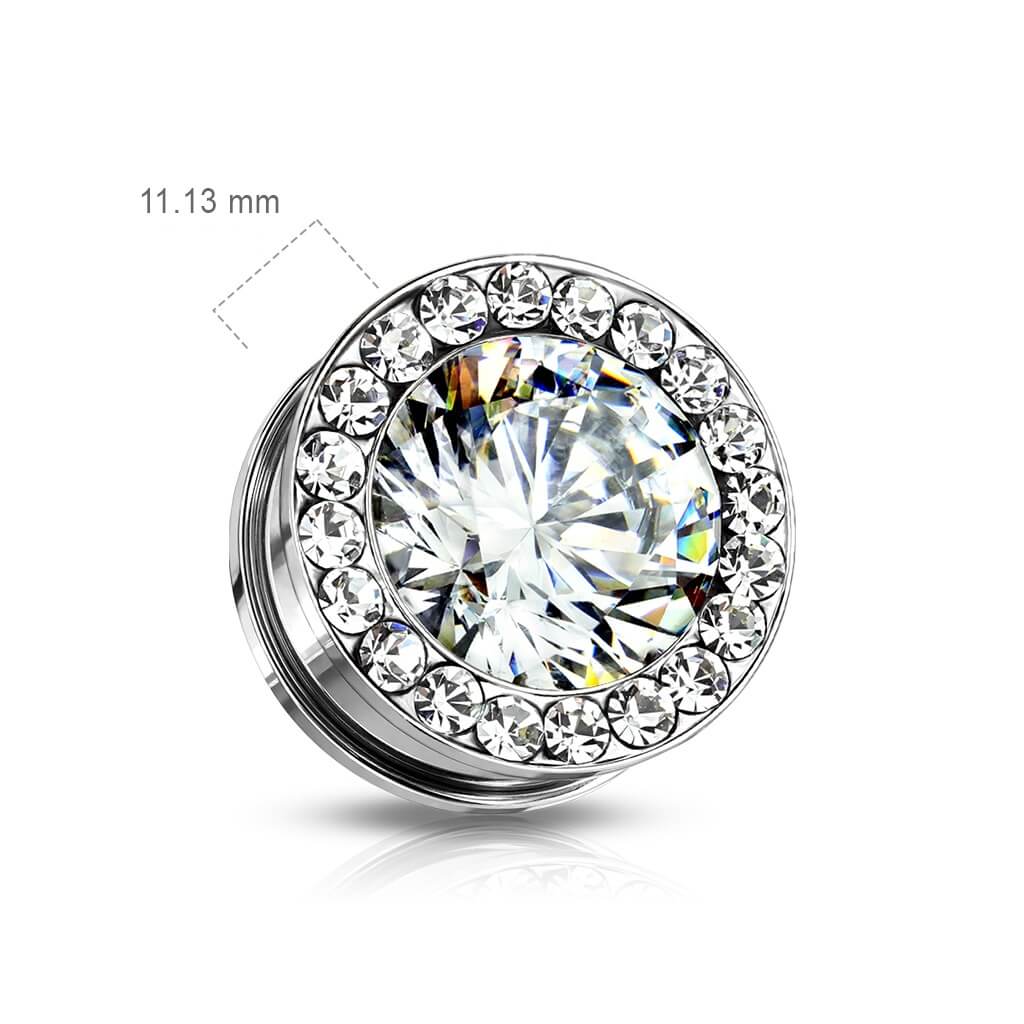 Plug Zirkonia Silber - Image 3
