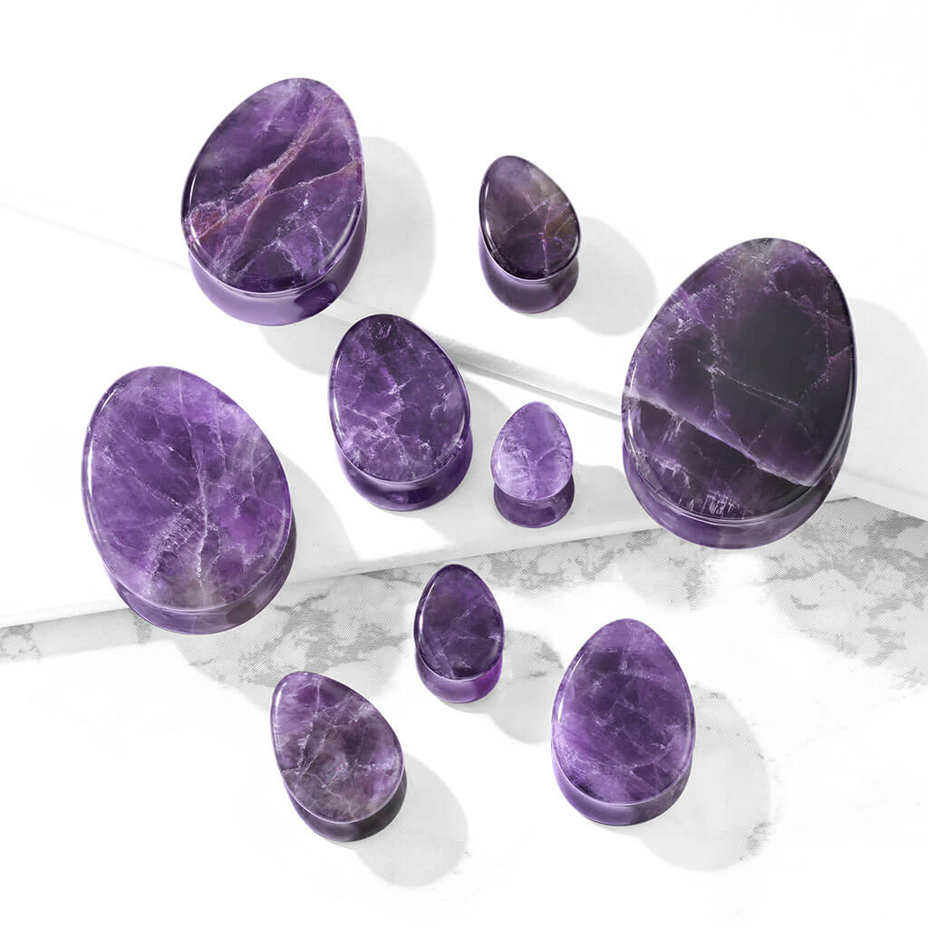 Plug Tropfen Amethyst - Image 4