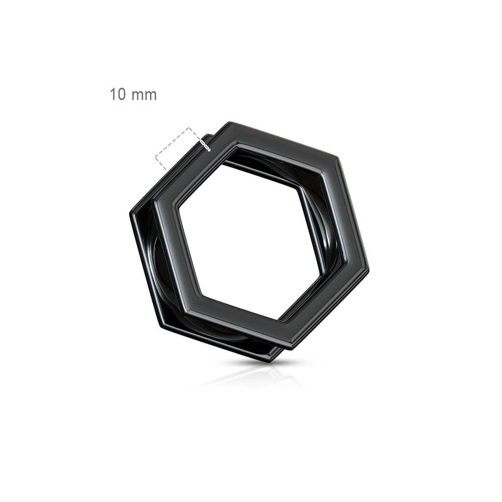 Tunnel Hexagon Schwarz - Image 2