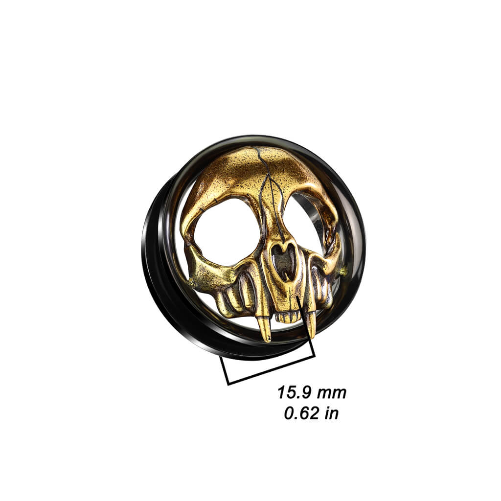 Tunnel Totenkopf Gold Schwarz - Image 2