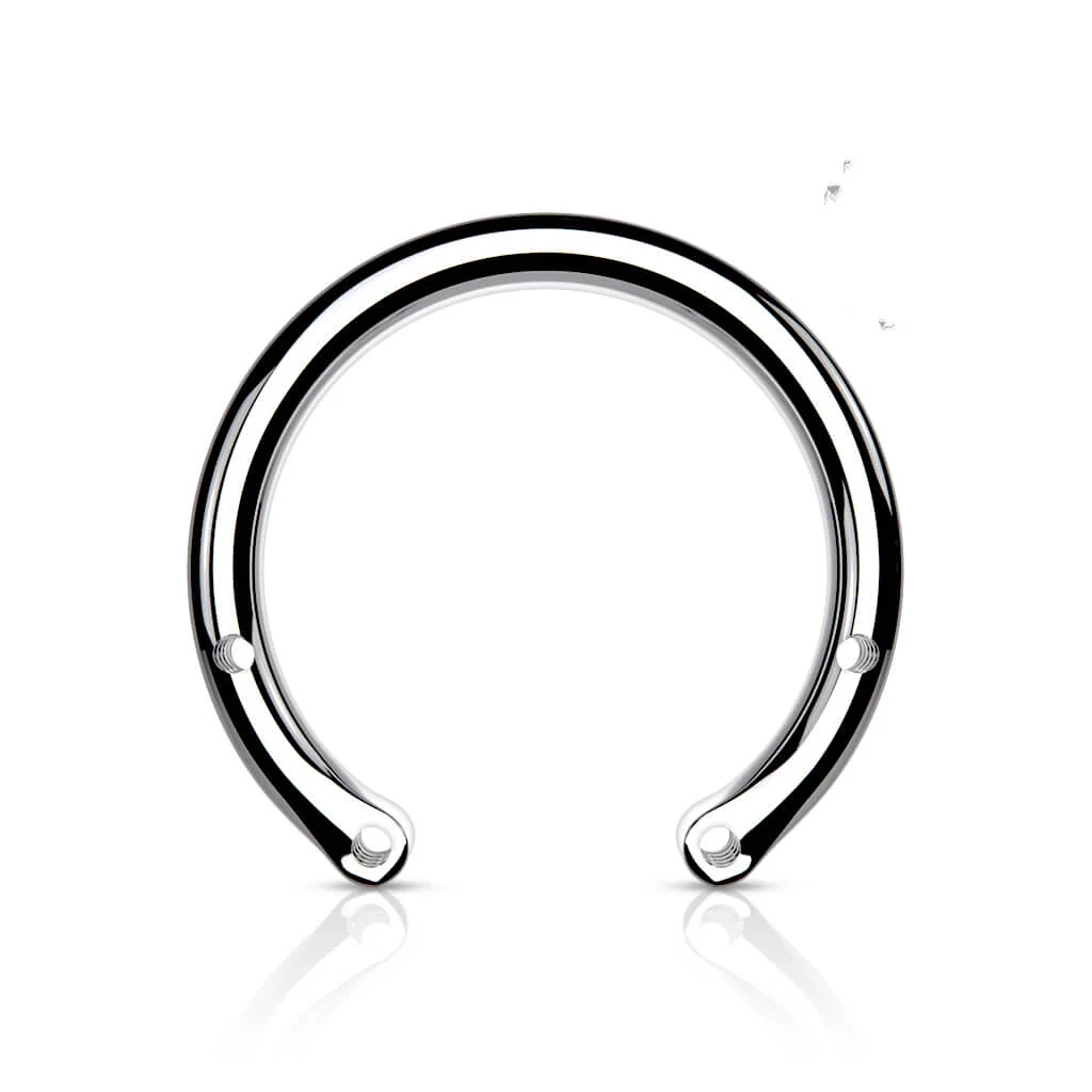 Titan Basis Stab halber Ring mit 4 Gewinde Innengewinde - Image 2