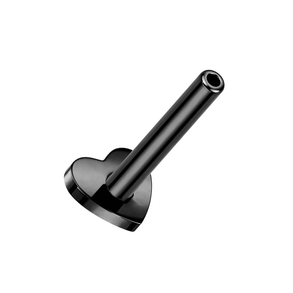 Titan Basis Base Flach Herz 3 mm Innengewinde - Image 3
