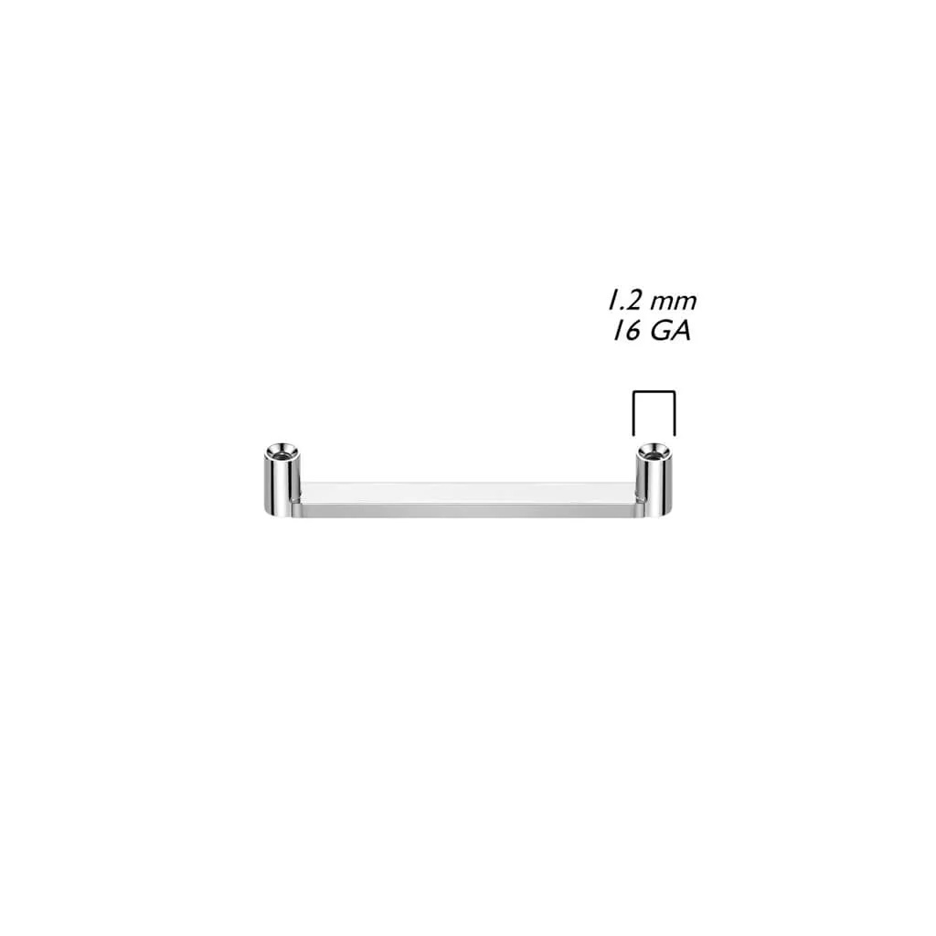 Titan Basis Implantat Base flach 2mm Innengewinde - Image 2