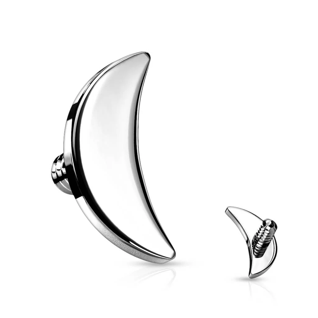 Top Top Mond Flach Silber Innengewinde - Image 6