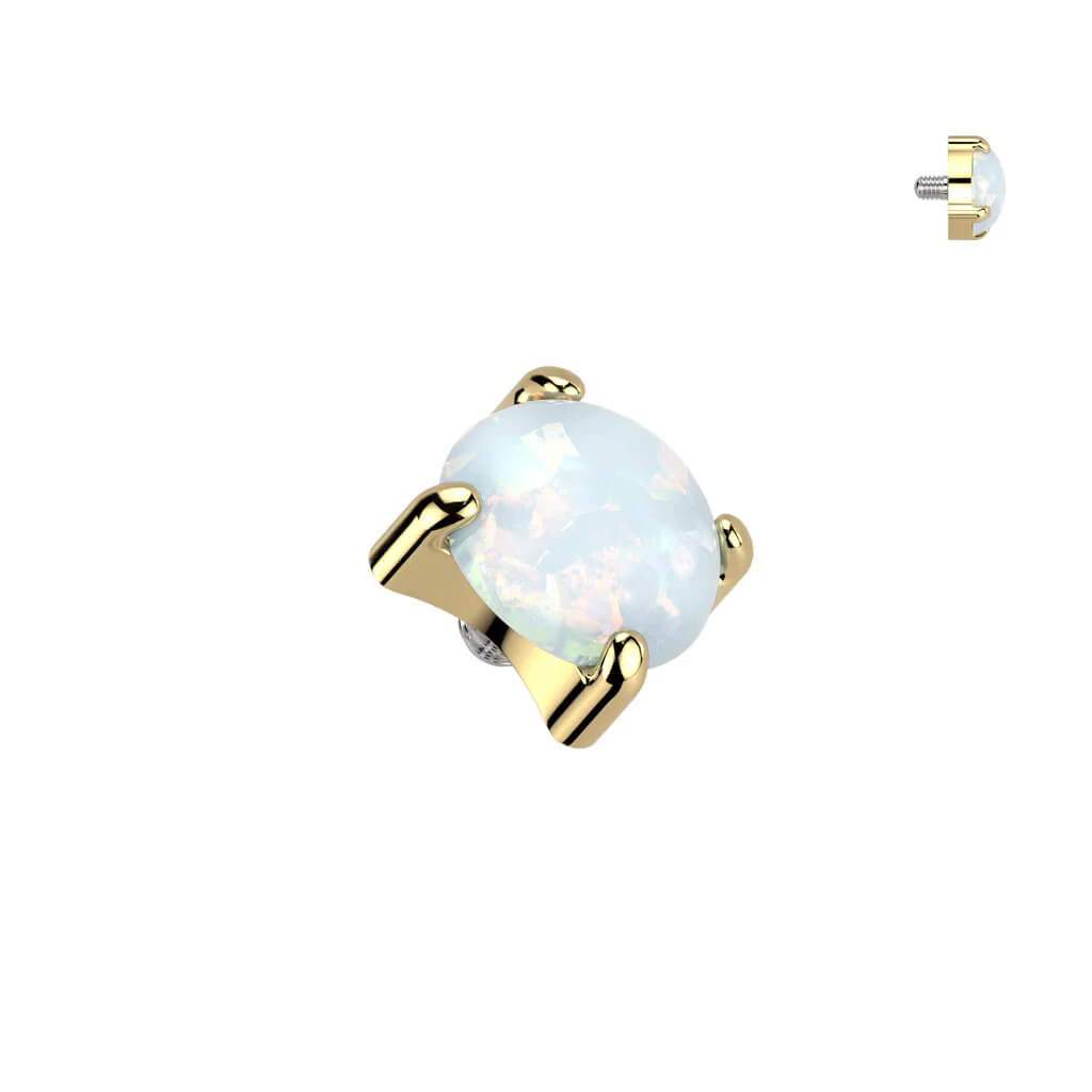 Titan Top Top Opal Krappenfassung Innengewinde - Image 5