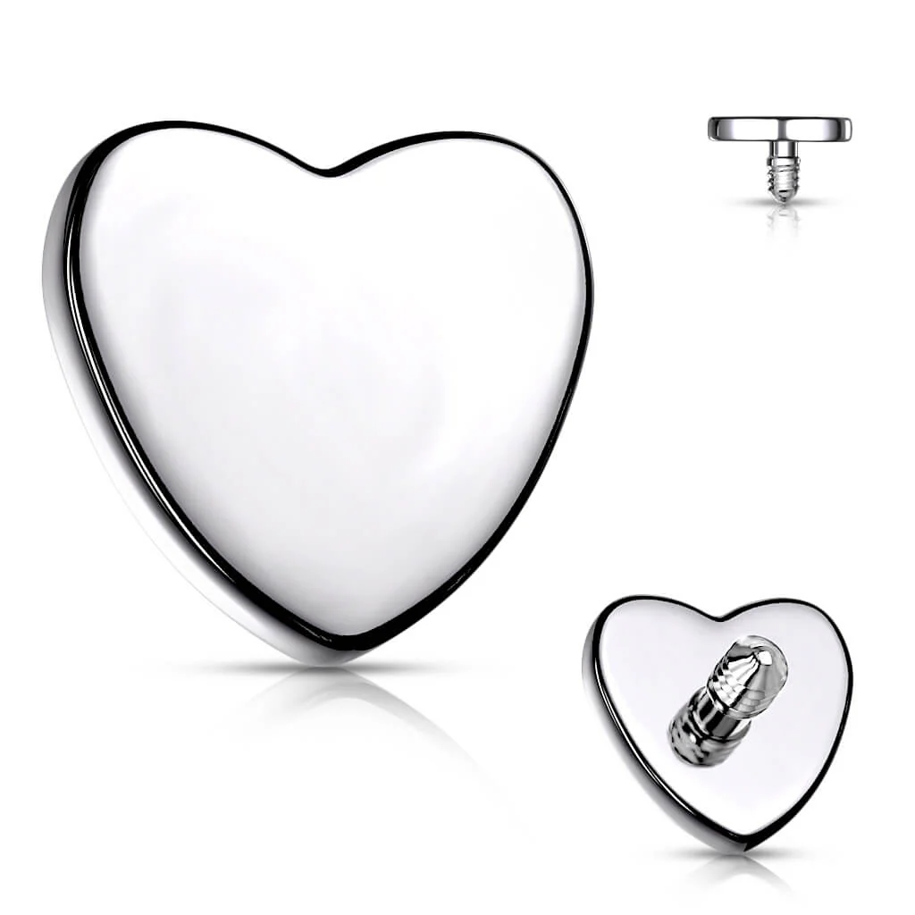 Titan Top Top Herz Flach Innengewinde