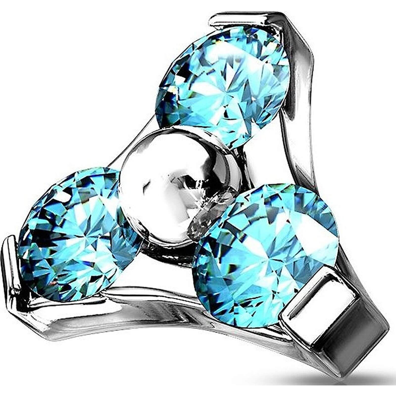 Titan Top Top Dreieck Zirkonia Innengewinde