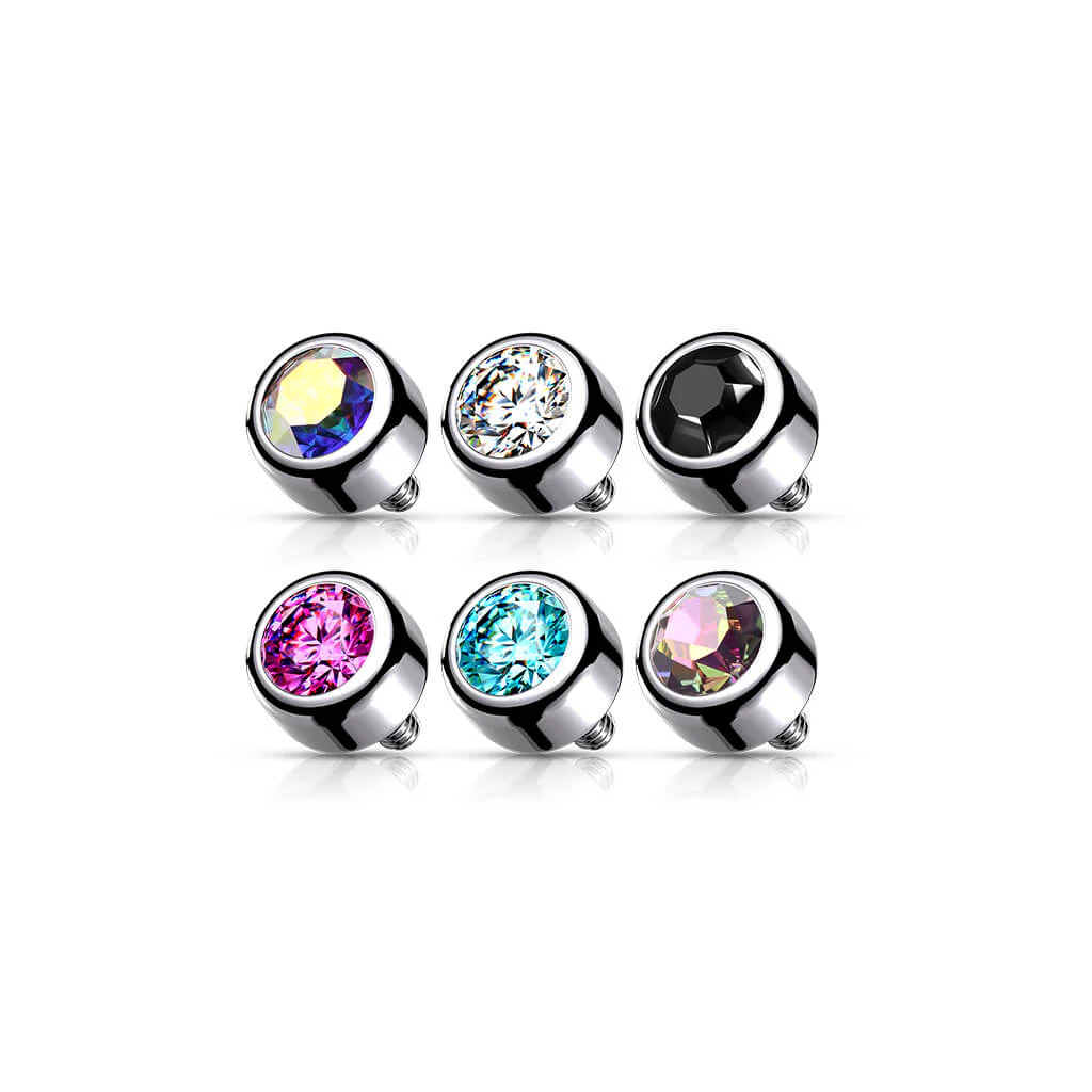 Titan Top Top Swarovski Innengewinde - Image 2
