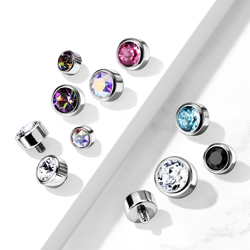 Titan Top Top Swarovski Innengewinde - Image 3
