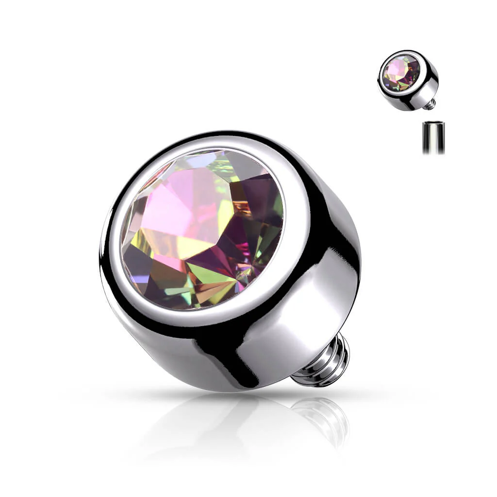 Titan Top Top Swarovski Innengewinde - Image 4